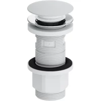 Донный клапан для раковины Damixa Option 210600200 универсальный, белый глянец