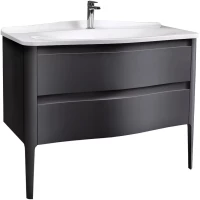 Тумба черный матовый 109,4 см Belux Анжело Н 110-02 4810924275950