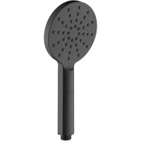 Душевая лейка WasserKRAFT A339 120,2 мм, 3 режима, черный матовый