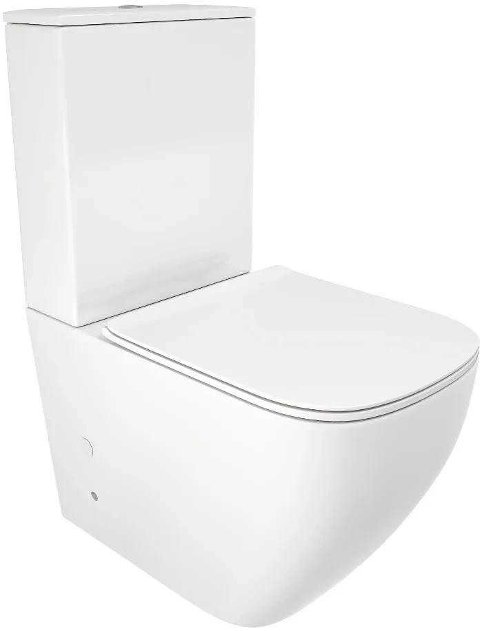 

Унитаз-компакт Ceruttispa Mimi CT8707 безободковый, с сиденьем микролифт, белый