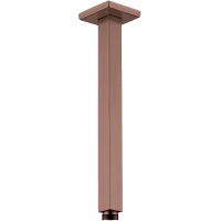 Кронштейн для верхнего душа Boheme Qubic 629-QUBIC-CB 300 мм, потолочный, медь матовая