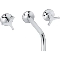 Смеситель для раковины Kludi Nova Fonte Deco 201460539 встраиваемый, без донного клапана, хром