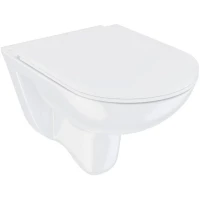 Унитаз подвесной IDDIS Zodiac ZDCRDSEi25 безободковый, с сиденьем микролифт, белый