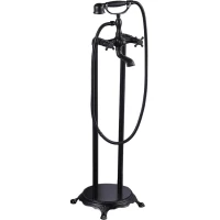 Смеситель напольный для ванны Boch Mann Vico BM9654 черный матовый