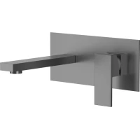 Смеситель для раковины D&K Bayern.Liszt DA1514406 встраиваемый, графит