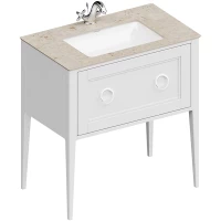 Тумба белый матовый 80 см Kerama Marazzi Plaza Classic PL.CN.80.1\WHT.M