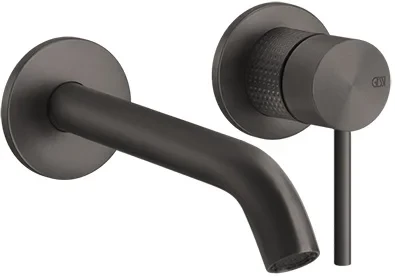 

Смеситель для раковины Gessi Gessi316 54486#707 встраиваемый, без донного клапана, черный хром матовый