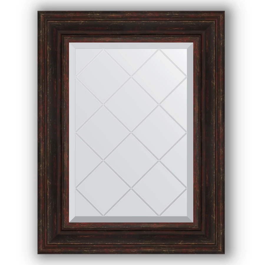 Зеркало 59x76 см темный прованс Evoform Exclusive-G BY 4033