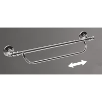Полотенцедержатель с регулировкой длины от 50 до 80 см Art&Max Antic Crystal AM-E-2648CLS