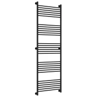 Полотенцесушитель водяной 1900x600 перемычка выгнутая черный матовый Сунержа Богема+ 31-0221-1960