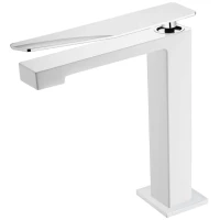 Смеситель для раковины Boheme Q 142-WCR.2 хром/белый глянец