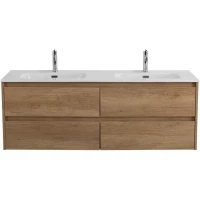 Тумба под раковину BelBagno Kraft KRAFT-1400-4C-SO-2-RNN 140 см, подвесная, Rovere Nebrasca Nature