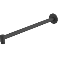 Кронштейн для верхнего душа Whitecross Y Y1309BL 404 мм, настенный, черный матовый