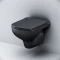 Унитаз подвесной Am.Pm X-Joy C85A1700MBSC безободковый, с сиденьем микролифт, черный матовый - 3
