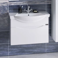 Тумба белый глянец 71 см Санта Сатурн 700223