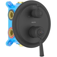 Смеситель для ванны Aquatek Классик AQ1547MB встраиваемый, черный матовый