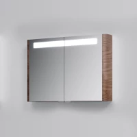 Зеркальный шкаф 100x70 см орех Am.Pm Sensation M30MCX1001NF