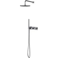 Душевой комплект 250 мм Omnires Contour SYSCT10CR