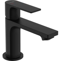 Смеситель для раковины Hansgrohe Rebris E 72553670  CoolStart, с донным клапаном, черный матовый