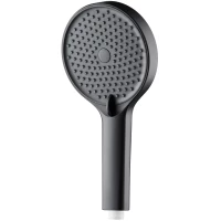 Душевая лейка Voda VSP15 130 мм, 3 режима, черный матовый