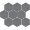 Керамогранит SG1002N Тюрен серый темный полотно из 9 частей (12x10,4) 37x31