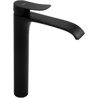 Смеситель для раковины Rea Dart REA-B0670 без донного клапана, черный матовый