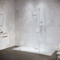 Неподвижная перегородка 138,3 см RGW WA-052W (WA-016W+2Z-071W) Walk-in 35105214-15 прозрачное