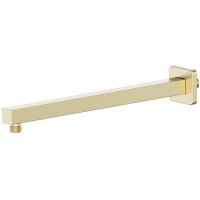 Кронштейн для верхнего душа Wonzon & Woghand WW-SA10-40-BG 400 мм, настенный, золотой матовый