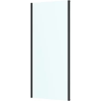 Боковая стенка Roca Leon ZRU9307674 69 см, профиль черный матовый, стекло прозрачное