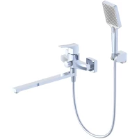 Смеситель для ванны Wonzon & Woghand WW-639906-CR универсальный, с душевым гарнитуром, хром