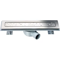 Душевой трап (лоток) Vincea Anzer SAY.72.2.60.STN 57 см, с решеткой, щелевой, сатин