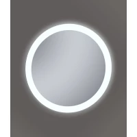 Зеркало Xpertials Lumix 84354135-36884 70x70 см, с LED-подсветкой, сенсорным выключателем, диммером