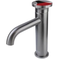 Смеситель для раковины Bronze De Luxe OMG! 9009GM-R графит матовый/красный 