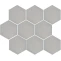 Керамогранит SG1003N Тюрен серый полотно из 9 частей (12x10,4) 37x31