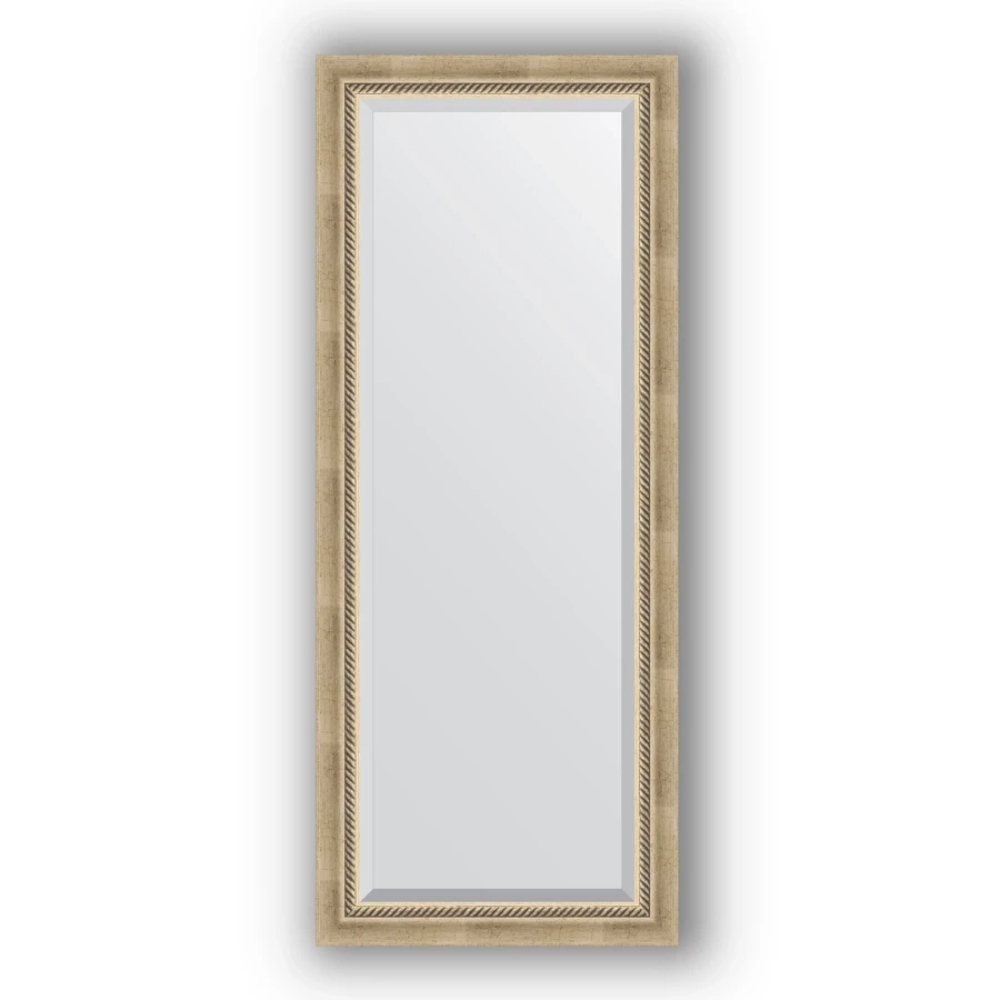 Зеркало 58x143 см состаренное серебро с плетением Evoform Exclusive BY 1162