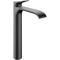 Смеситель для раковины Hansgrohe Vivenis 75045340 CoolStart, без донного клапана, черный хром матовый