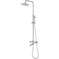 Душевая система SantiLine SL-9009 250 мм, с термостатом, хром