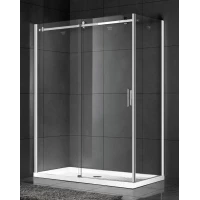 Душевой уголок 150x80 см Gemy Modern Gent S25191B-A6-80 прозрачное