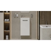 Тумба белый матовый 38,5 см Velvex Estea tp.EST.MOD.40.1D