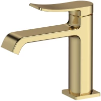 Смеситель для раковины Splenka S31.10.03 золотой матовый