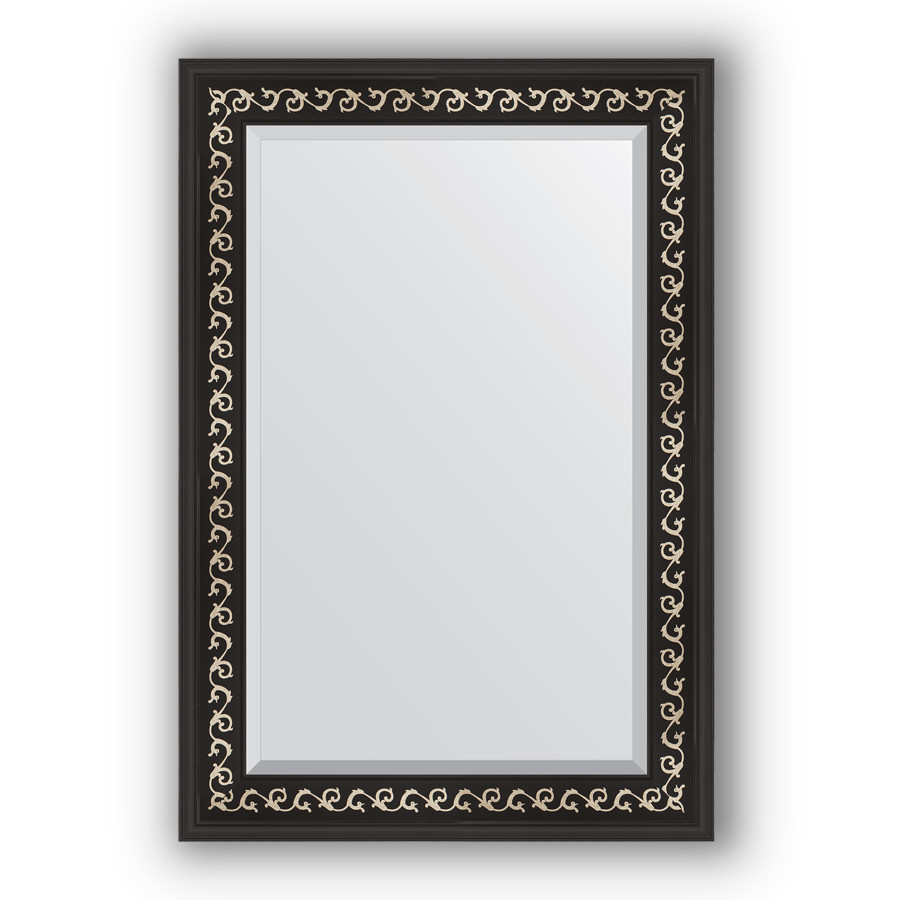 Зеркало 65х95 см черный ардеко Evoform Exclusive BY 1175