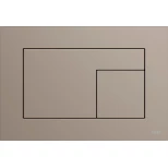 Изображение товара кнопка смыва tece tecevelvet 9240730 для инсталляции, бежево-коричневый