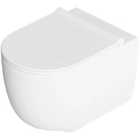 Унитаз подвесной Alice Unica 32254101 безободковый, торнадо, белый глянец