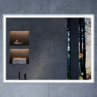 Зеркало Vincea VLM-3VN9008 90x80 см, с LED-подсветкой, сенсорным выключателем, диммером