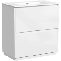 Тумба под раковину Sancos Libra Floor LB80FW 79 см, напольная, белый глянец