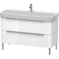 Тумба белый глянец 117,5 см Duravit Happy D.2 H2637502222