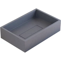 Раковина-чаша Uperwood Angkor 291020219 60x40 см, накладная, графит