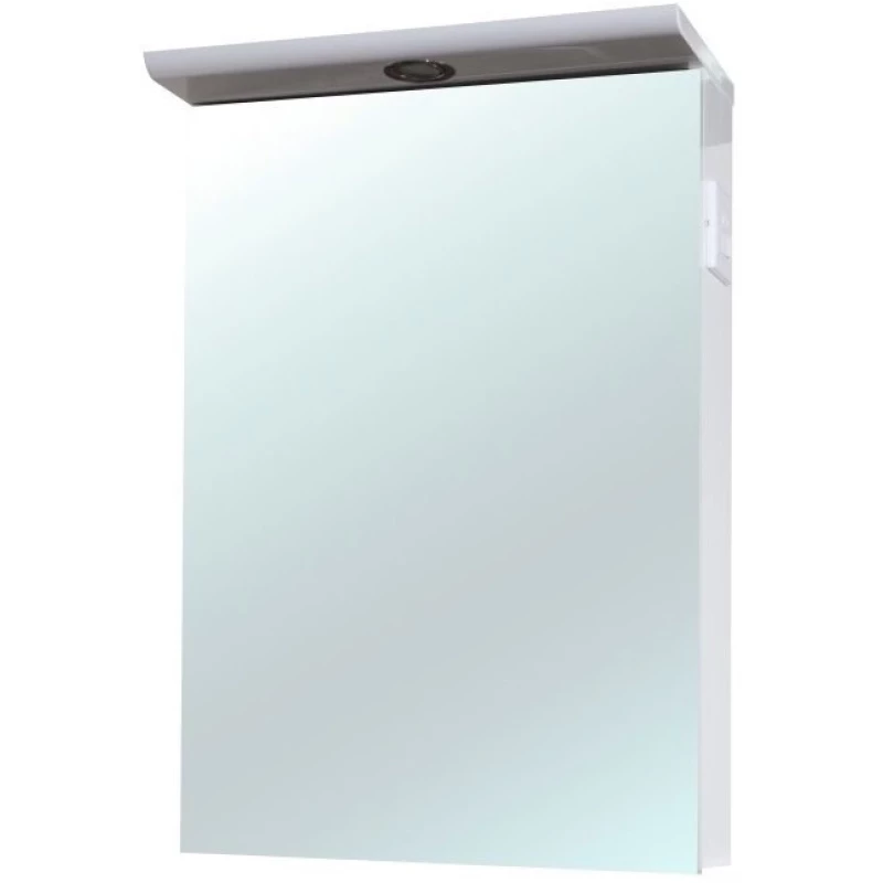 Зеркальный шкаф 55x80 см белый глянец L/R Bellezza Анкона 4619608040019