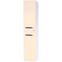 Пенал Bellezza Рокко 4623704180074 подвесной L/R, бежевый глянец/белый глянец