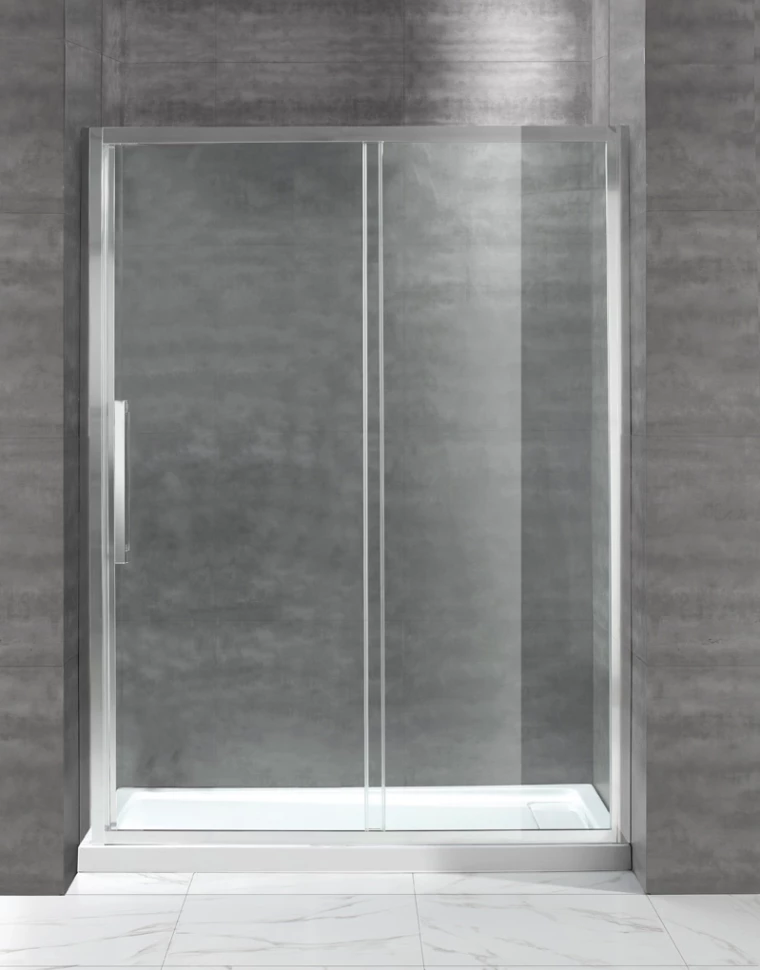 Душевая дверь раздвижная Cezares Lux-Soft 120 см прозрачное стекло LUX-SOFT-W-BF-1-120-C-Cr-IV